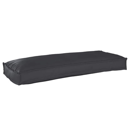 Cuscino Nero 100 x 40 x 8 cm Tessuto Oxford