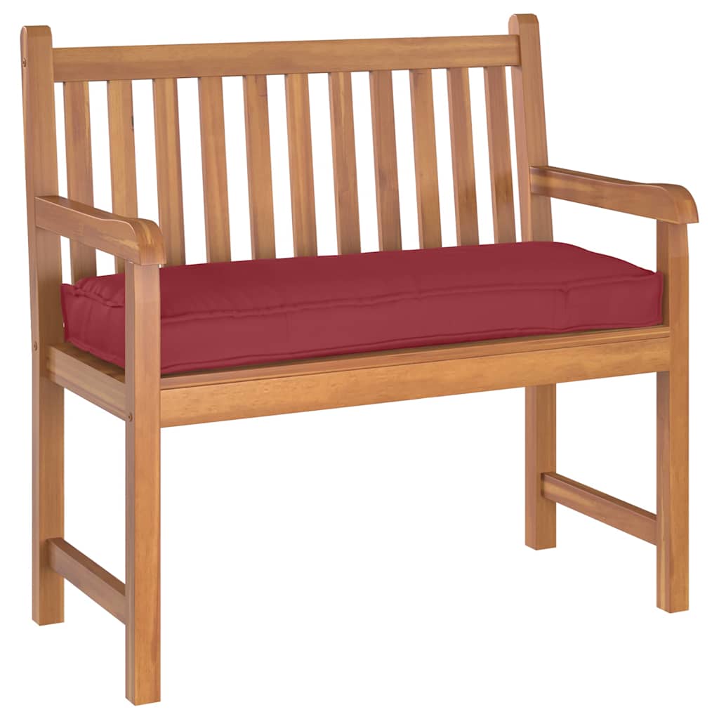 Cuscino Rosso Vino 100 x 40 x 8 cm Tessuto Oxford