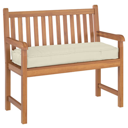 Cuscino Crema 110 x 40 x 8 cm Tessuto Oxford
