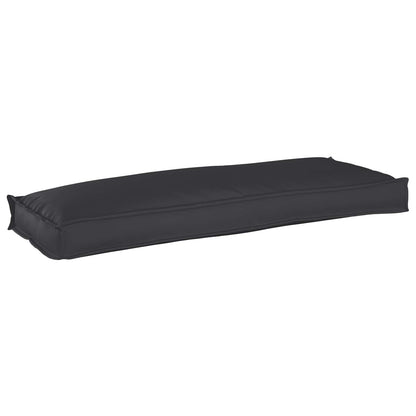 Cuscino Nero 110 x 40 x 8 cm Tessuto Oxford