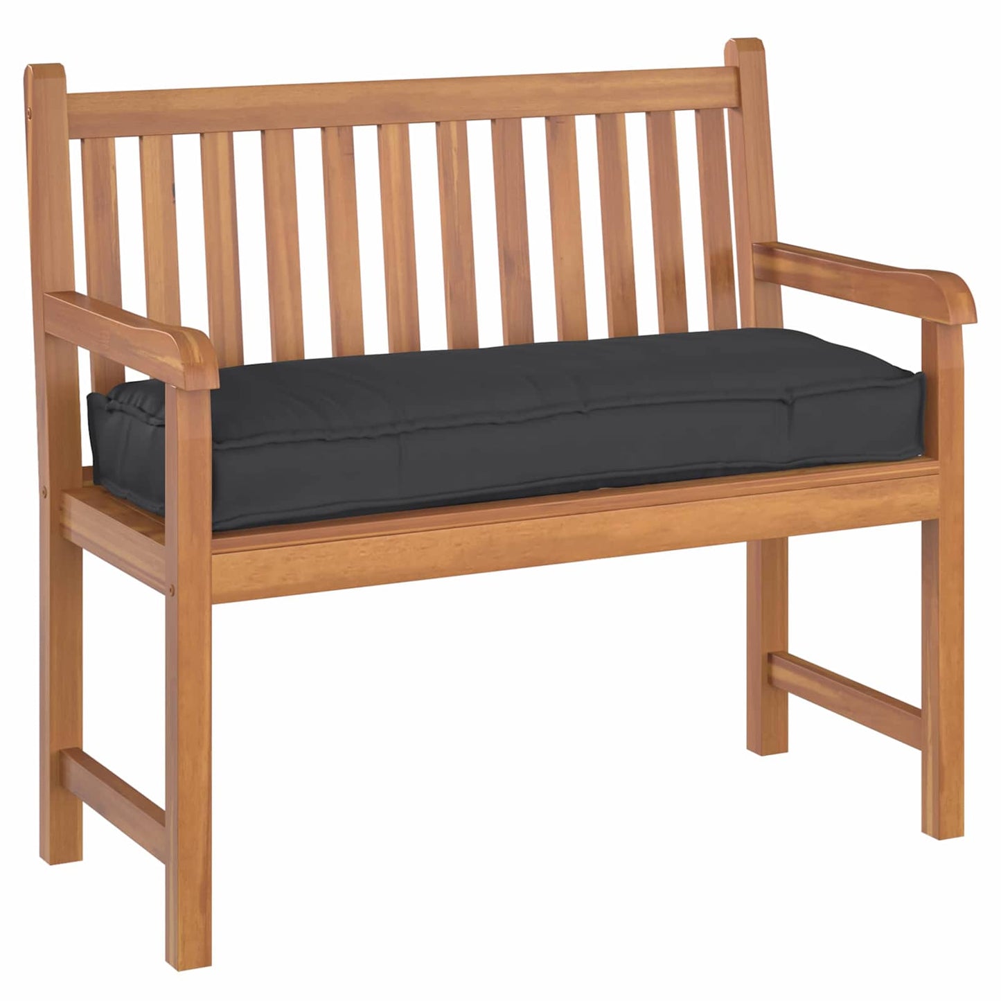 Cuscino Nero 110 x 40 x 8 cm Tessuto Oxford