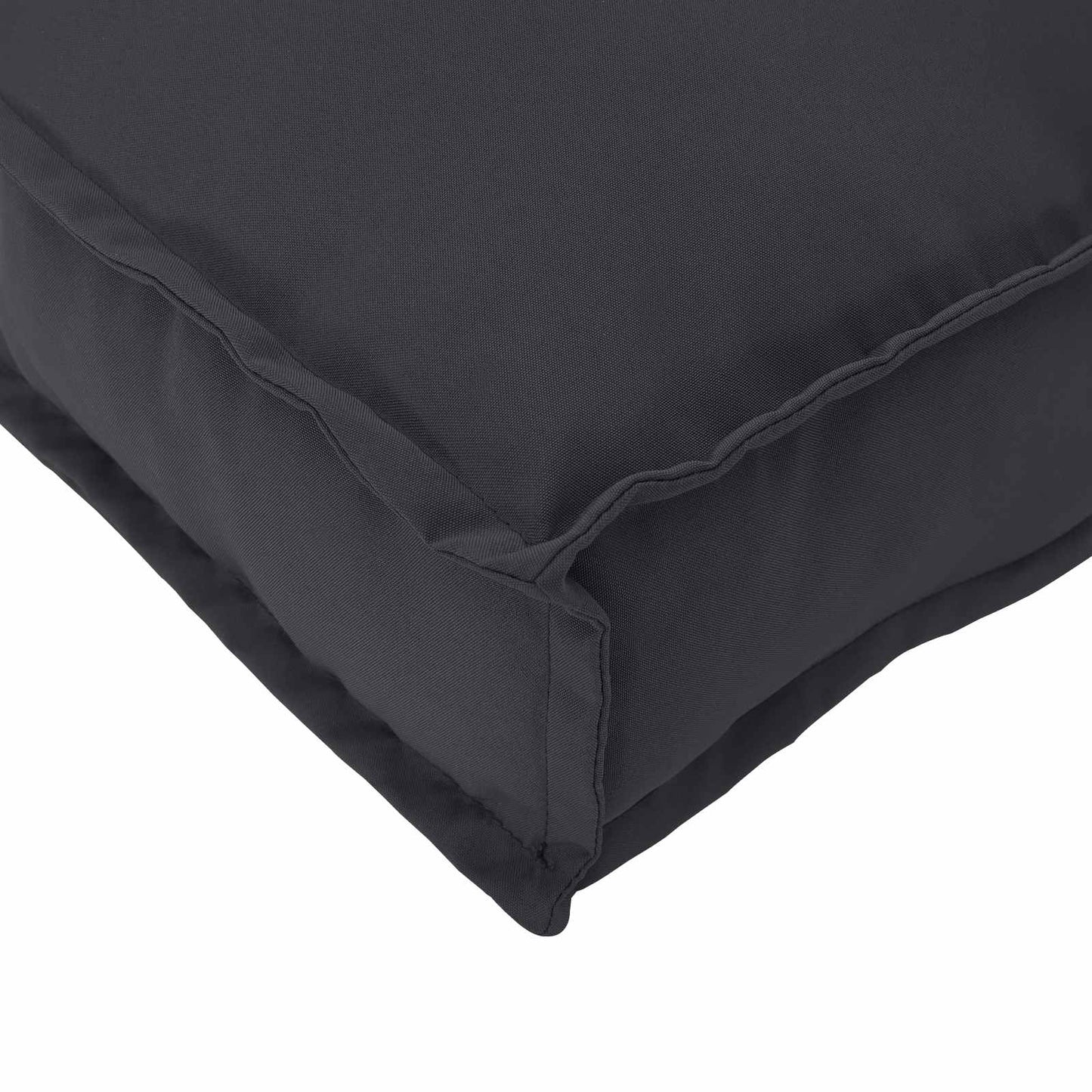 Cuscino Nero 120 x 40 x 8 cm Tessuto Oxford