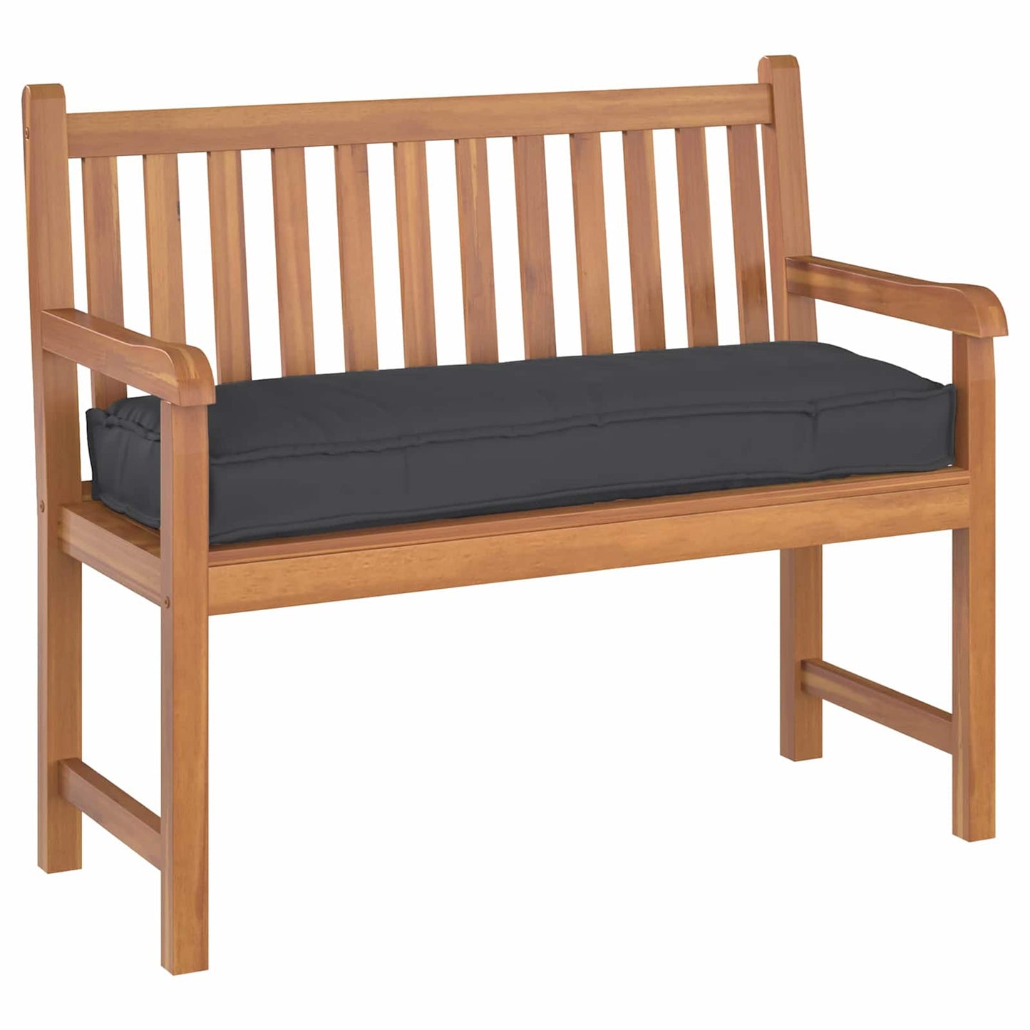 Cuscino Nero 120 x 40 x 8 cm Tessuto Oxford