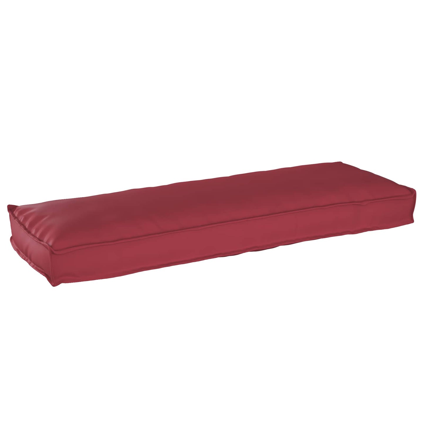 Cuscino Rosso Vino 120 x 40 x 8 cm Tessuto Oxford
