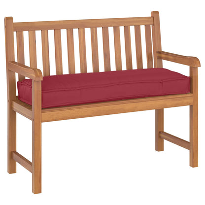 Cuscino Rosso Vino 120 x 40 x 8 cm Tessuto Oxford
