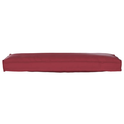 Cuscino Rosso Vino 120 x 40 x 8 cm Tessuto Oxford