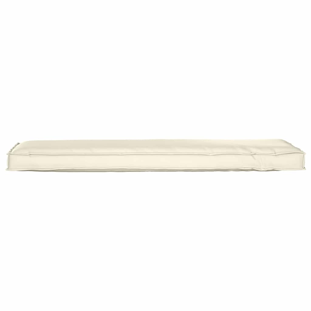 Cuscino Crema 140 x 40 x 8 cm Tessuto Oxford