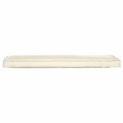 Cuscino Crema 140 x 40 x 8 cm Tessuto Oxford