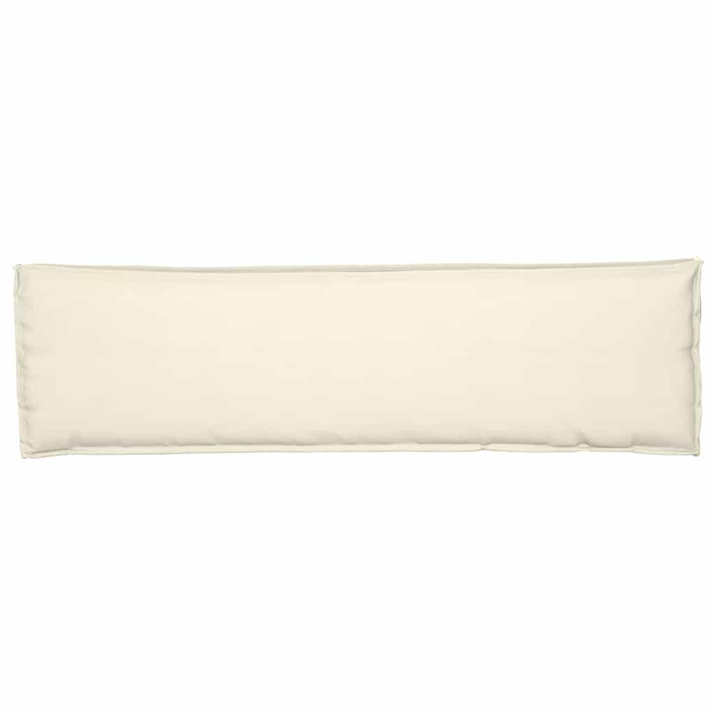 Cuscino Crema 140 x 40 x 8 cm Tessuto Oxford
