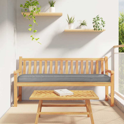 Cuscino per pallet Grigio 180 x 40 x 8 cm Tessuto Oxford