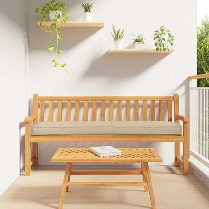 Cuscino per pallet Beige 180 x 40 x 8 cm Tessuto Oxford