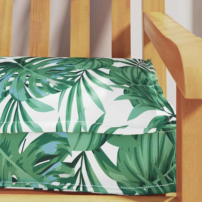 Cuscino per pallet Floreale Motivo Foglia Verde 180 x 40 x 8 cm