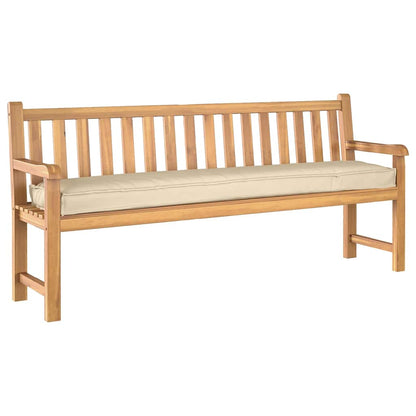 Cuscino per pallet Beige 200 x 40 x 8 cm Tessuto Oxford