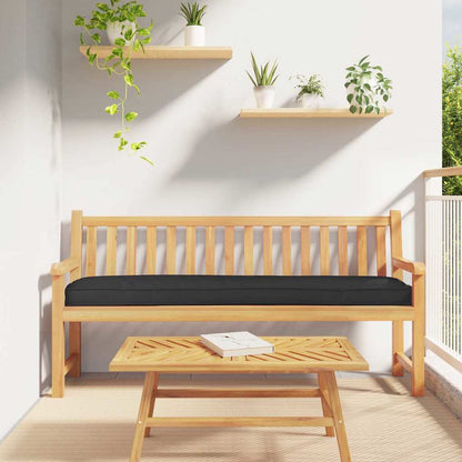 Cuscino per pallet Nero 200 x 40 x 8 cm Tessuto Oxford