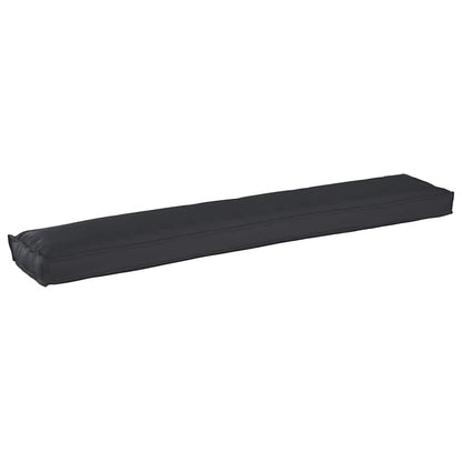 Cuscino per pallet Nero 200 x 40 x 8 cm Tessuto Oxford