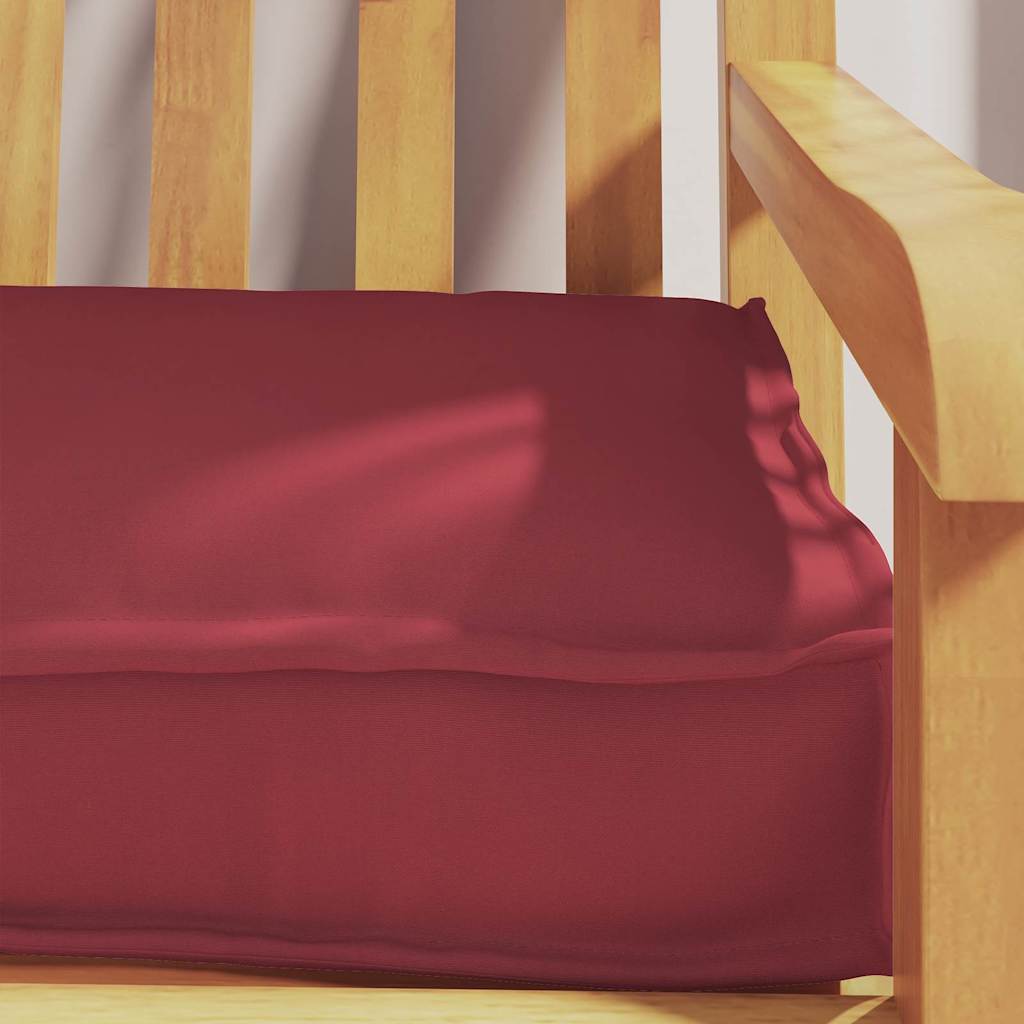 Cuscino per pallet Rosso Vino 200 x 40 x 8 cm Tessuto Oxford