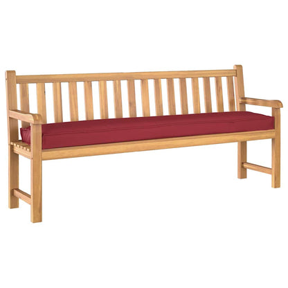 Cuscino per pallet Rosso Vino 200 x 40 x 8 cm Tessuto Oxford