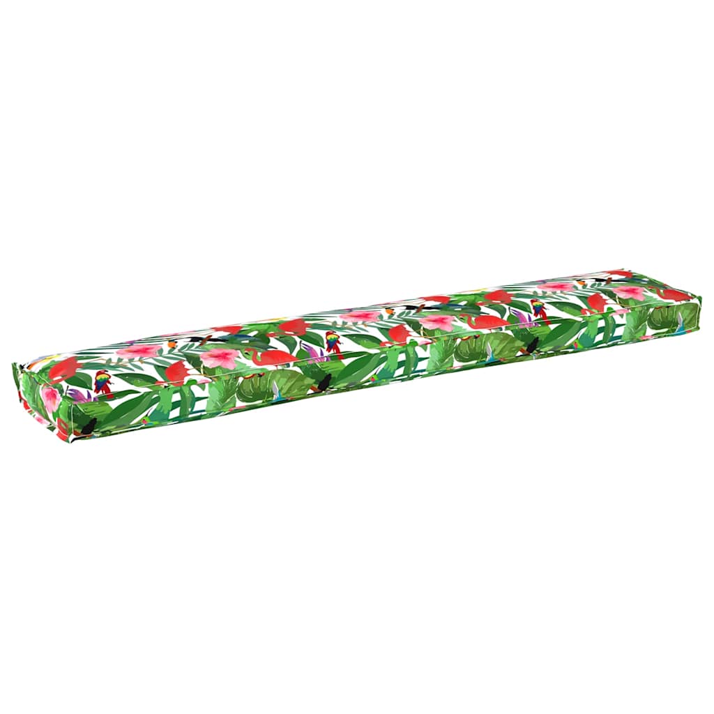 Cuscino per pallet Floreale Giungla Tropicale 200 x 40 x 8 cm