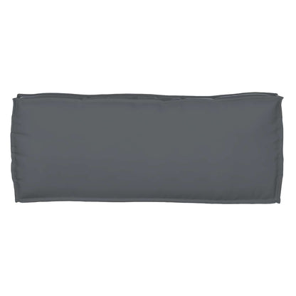 Set di Cuscini per Pallet 2 pcs Antracite 100 x 40 x 8 cm