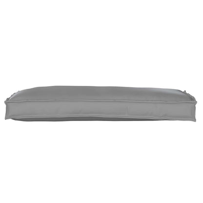Set di Cuscini per Pallet 2 pcs Grigio 100 x 40 x 8 cm