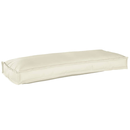 Set di Cuscini per Pallet 2 pcs Crema 100 x 40 x 8 cm