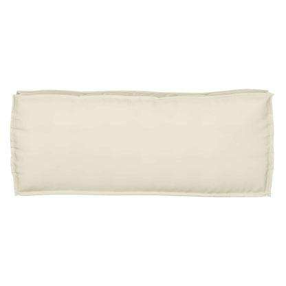 Set di Cuscini per Pallet 2 pcs Crema 100 x 40 x 8 cm