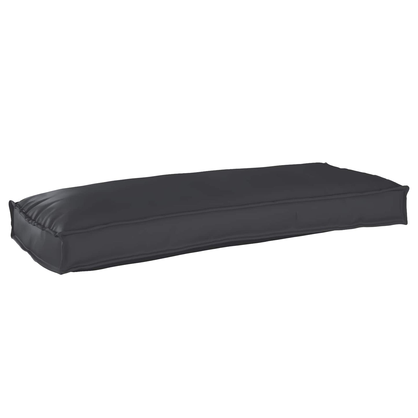 Set di Cuscini per Pallet 2 pcs Nero 100 x 40 x 8 cm