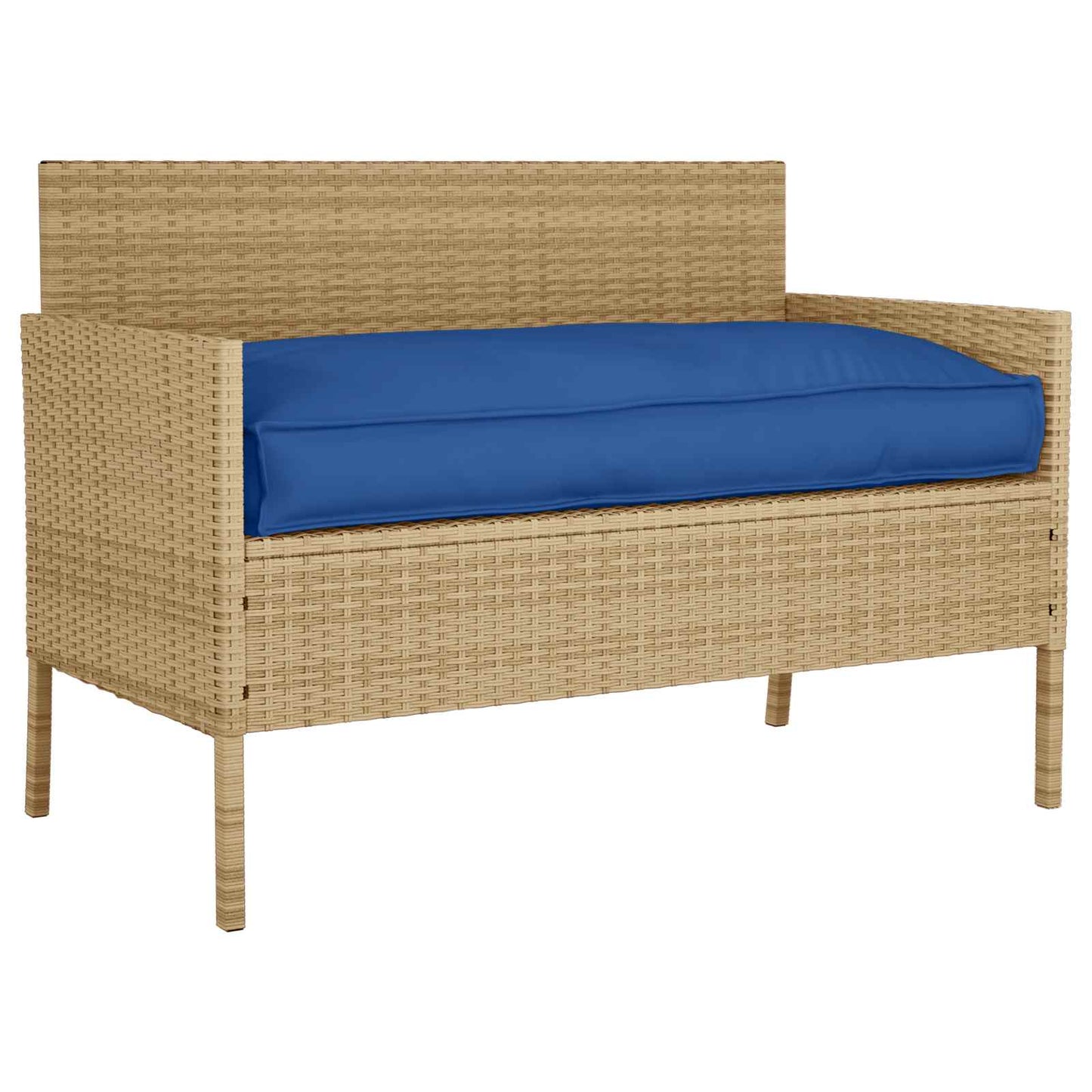 Set di Cuscini per Pallet 2 pcs Blu Reale 100 x 40 x 8 cm