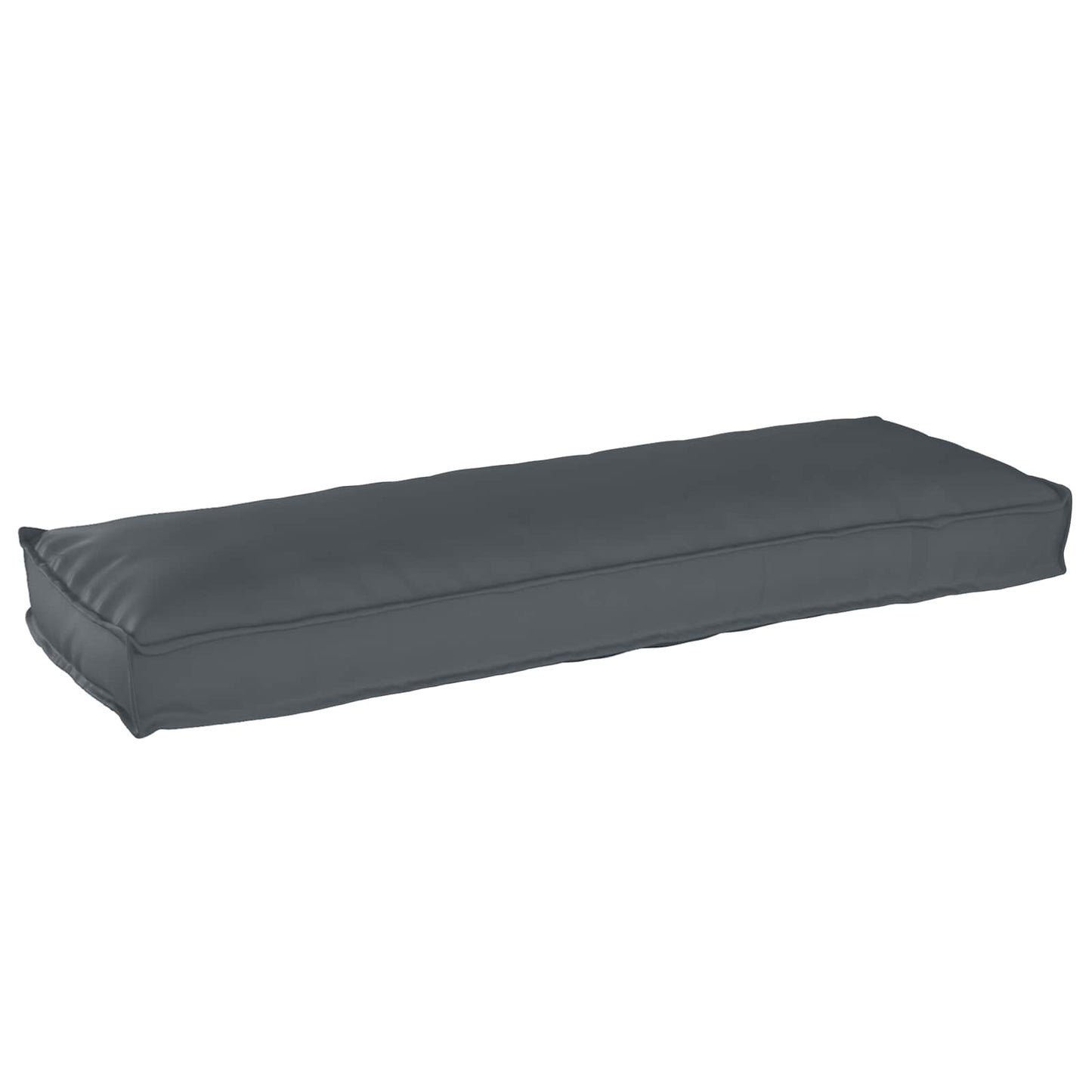 Set di Cuscini per Pallet 2 pcs Antracite 120 x 40 x 8 cm