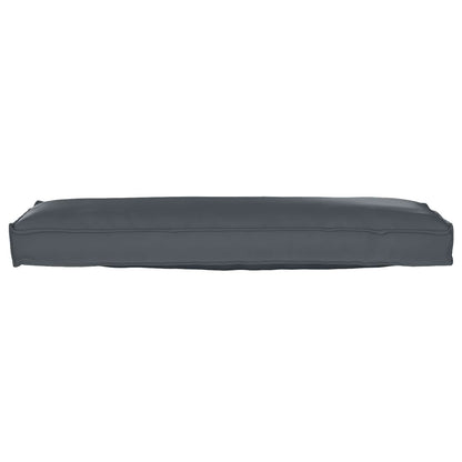 Set di Cuscini per Pallet 2 pcs Antracite 120 x 40 x 8 cm
