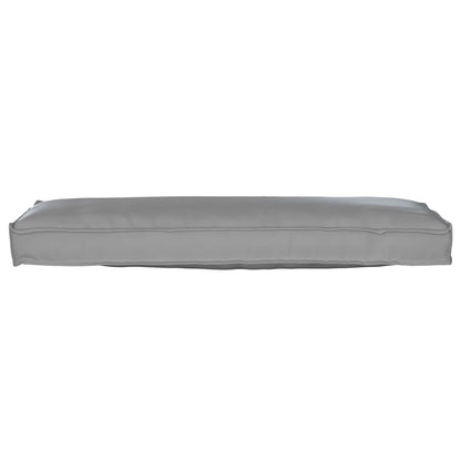 Set di Cuscini per Pallet 2 pcs Grigio 120 x 40 x 8 cm
