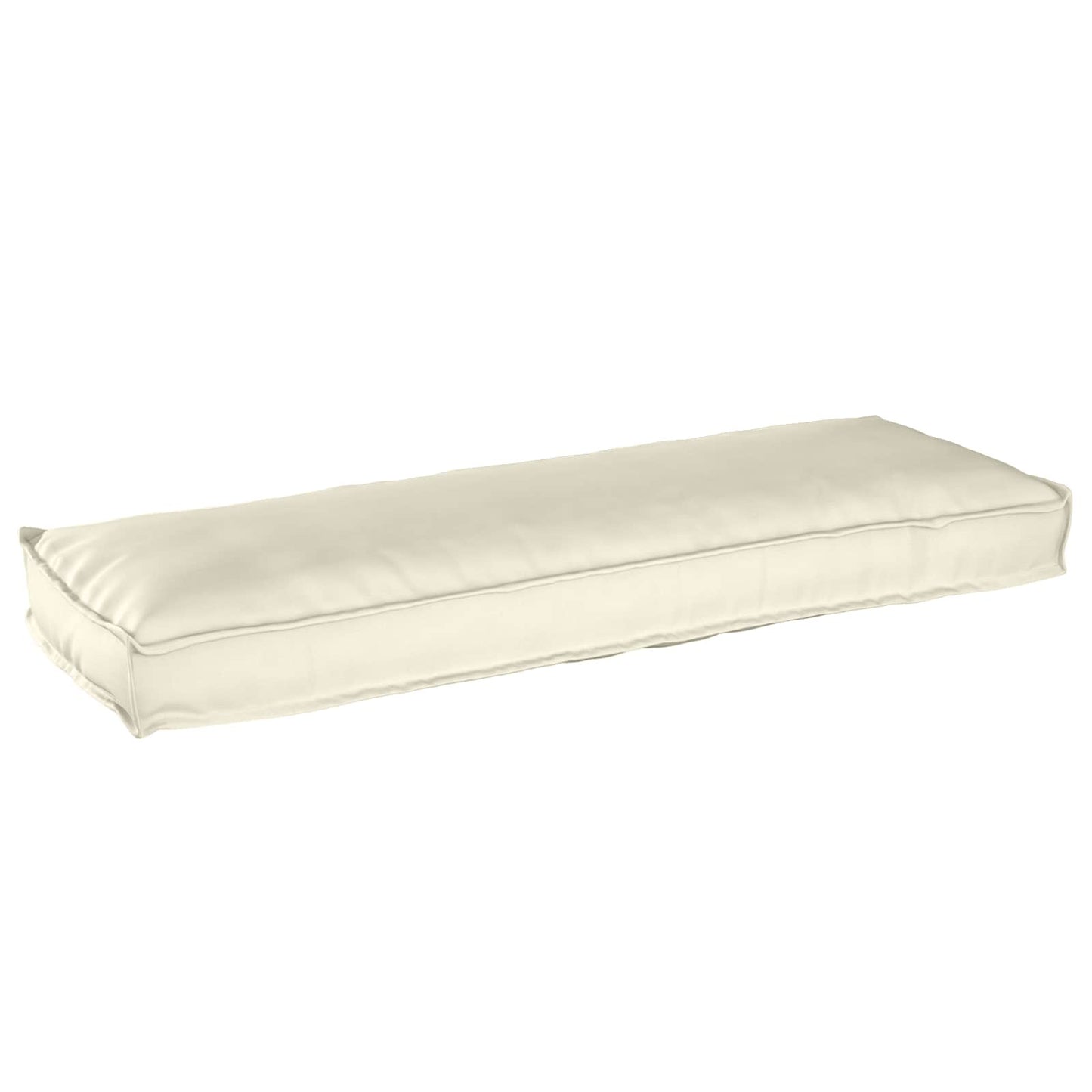 Set di Cuscini per Pallet 2 pcs Crema 120 x 40 x 8 cm