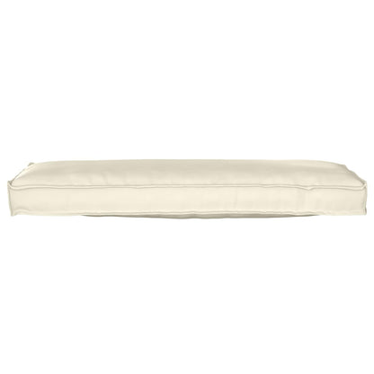 Set di Cuscini per Pallet 2 pcs Crema 120 x 40 x 8 cm