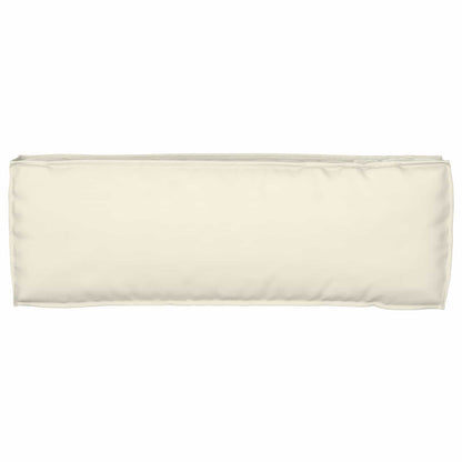 Set di Cuscini per Pallet 2 pcs Crema 120 x 40 x 8 cm