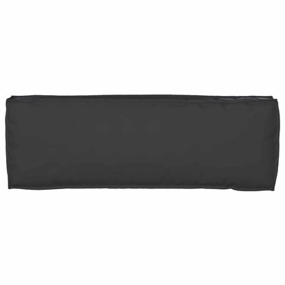 Set di Cuscini per Pallet 2 pcs Nero 120 x 40 x 8 cm