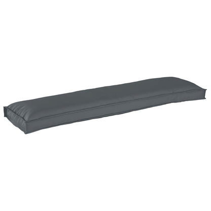 Set di Cuscini per Pallet 2 pcs Antracite 150 x 40 x 8 cm