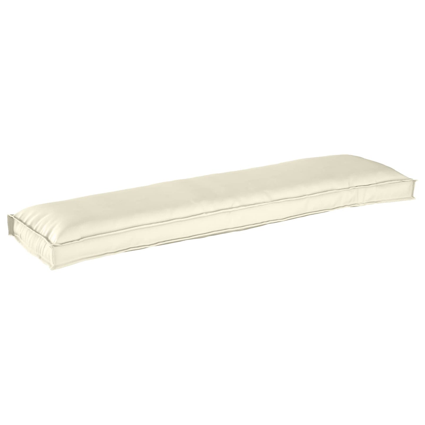 Set di Cuscini per Pallet 2 pcs Crema 150 x 40 x 8 cm