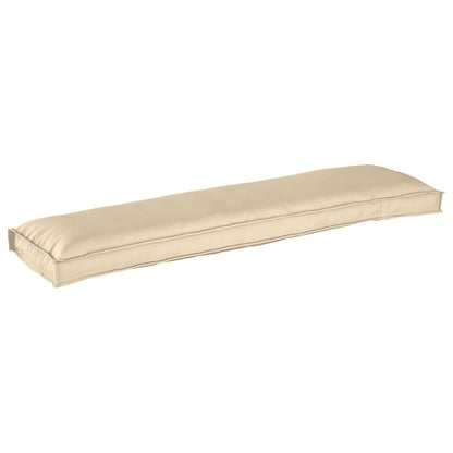 Set di Cuscini per Pallet 2 pcs Beige 150 x 40 x 8 cm