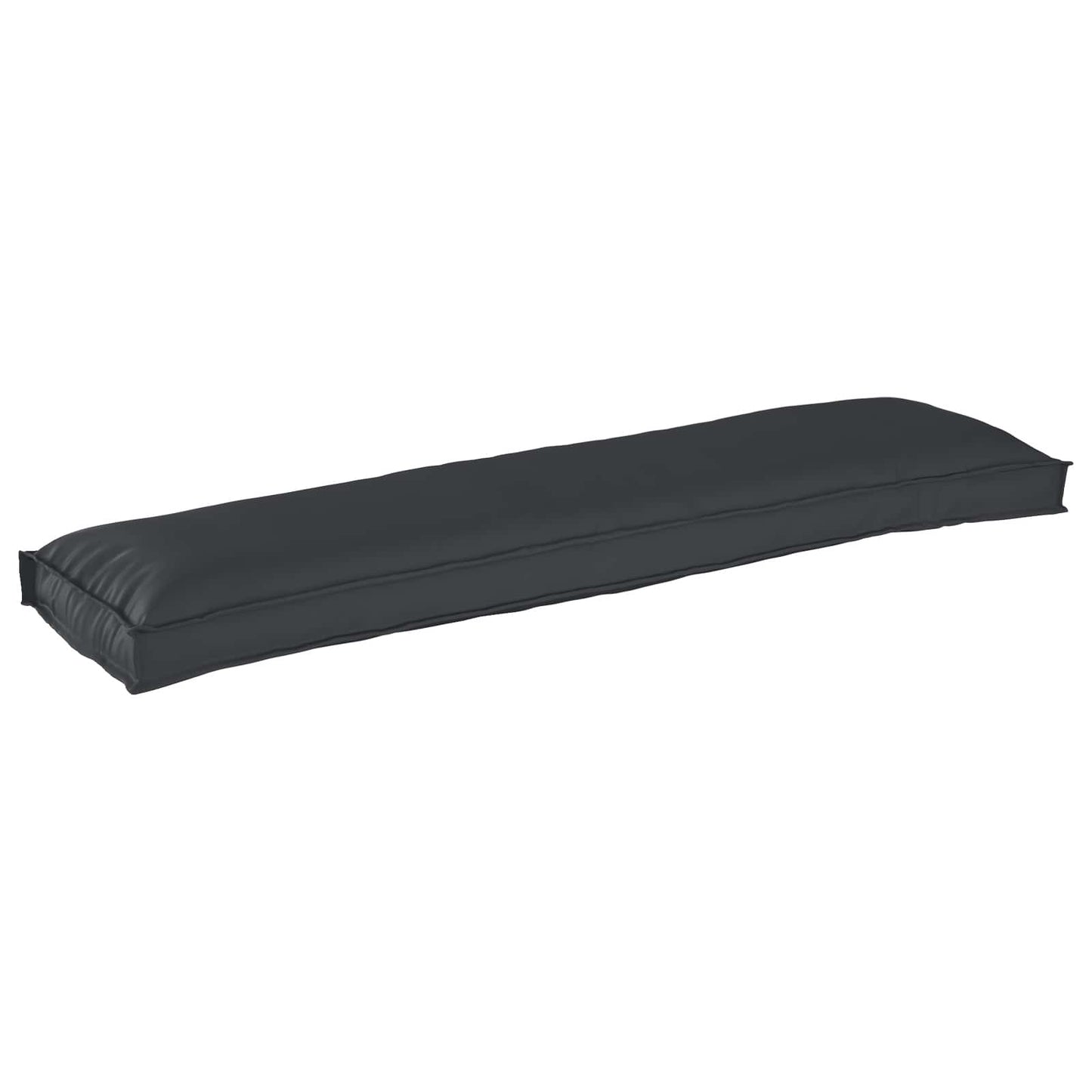Set di Cuscini per Pallet 2 pcs Nero 150 x 40 x 8 cm