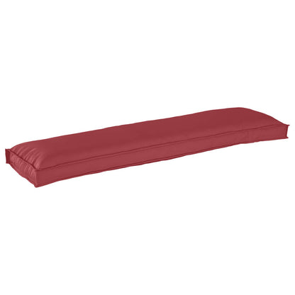 Set di Cuscini per Pallet 2 pcs Rosso Vino 150 x 40 x 8 cm