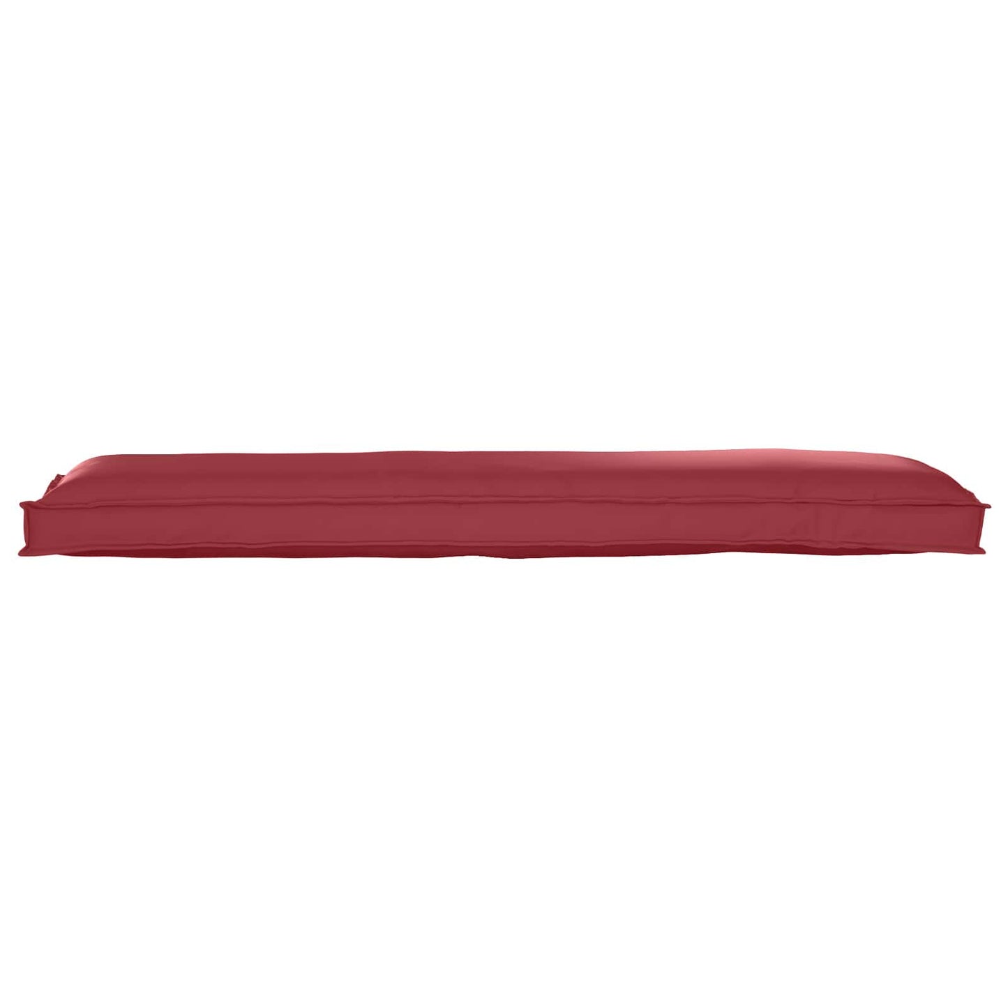Set di Cuscini per Pallet 2 pcs Rosso Vino 150 x 40 x 8 cm