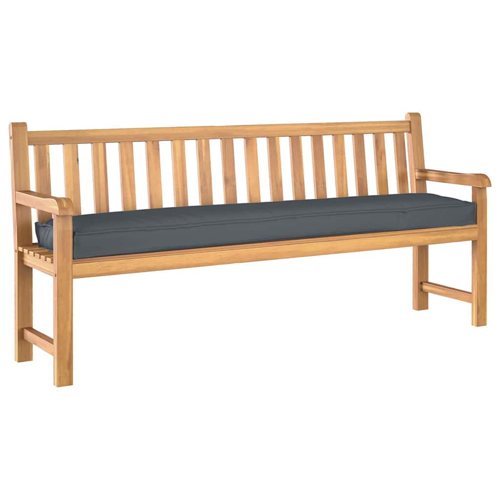 Set di Cuscini per Pallet 2 pcs Antracite 180 x 40 x 8 cm