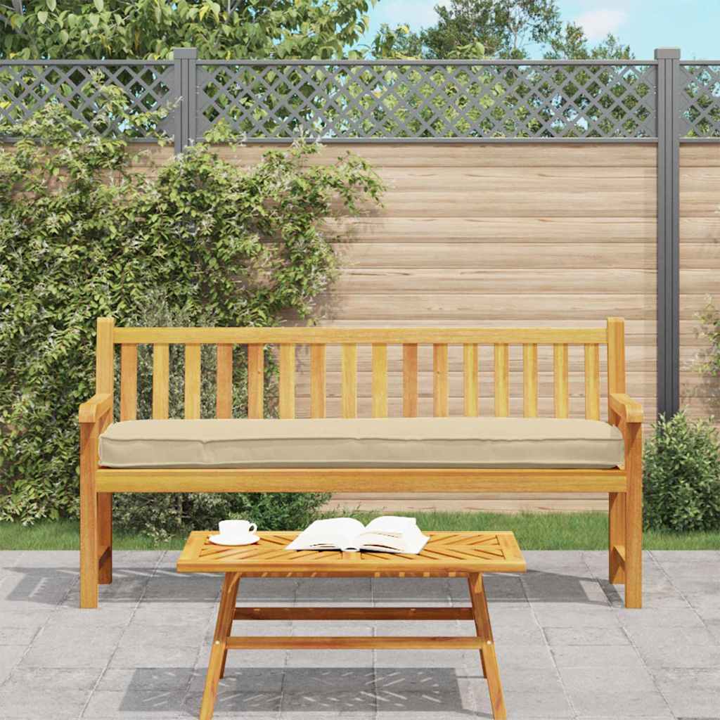 Set di Cuscini per Pallet 2 pcs Beige 180 x 40 x 8 cm