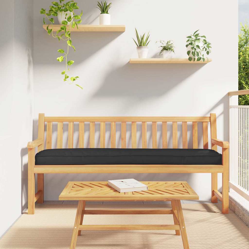 Set di Cuscini per Pallet 2 pcs Nero 180 x 40 x 8 cm