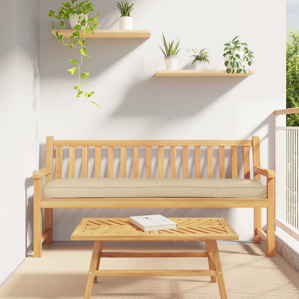 Set di Cuscini per Pallet 2 pcs Beige 200 x 40 x 8 cm