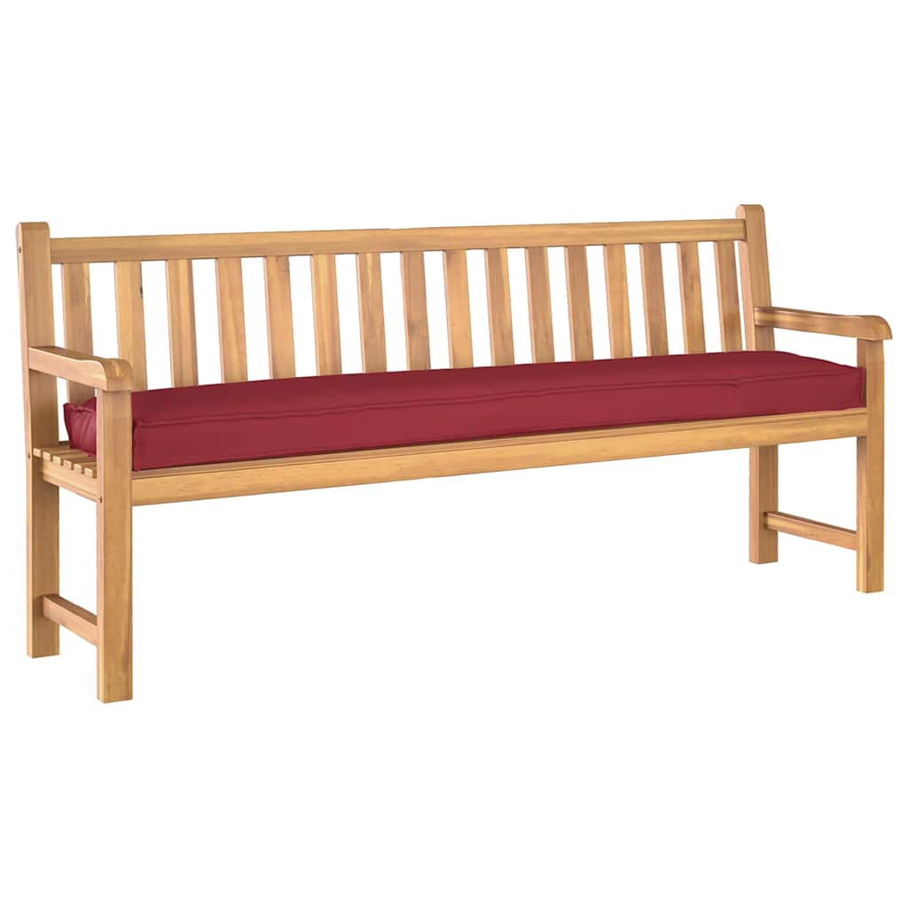 Set di Cuscini per Pallet 2 pcs Rosso Vino 200 x 40 x 8 cm