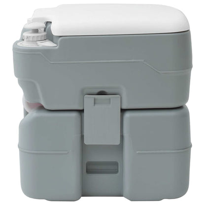 Toilette da Campeggio Grigio 41,5 x 36,5 x 42 cm