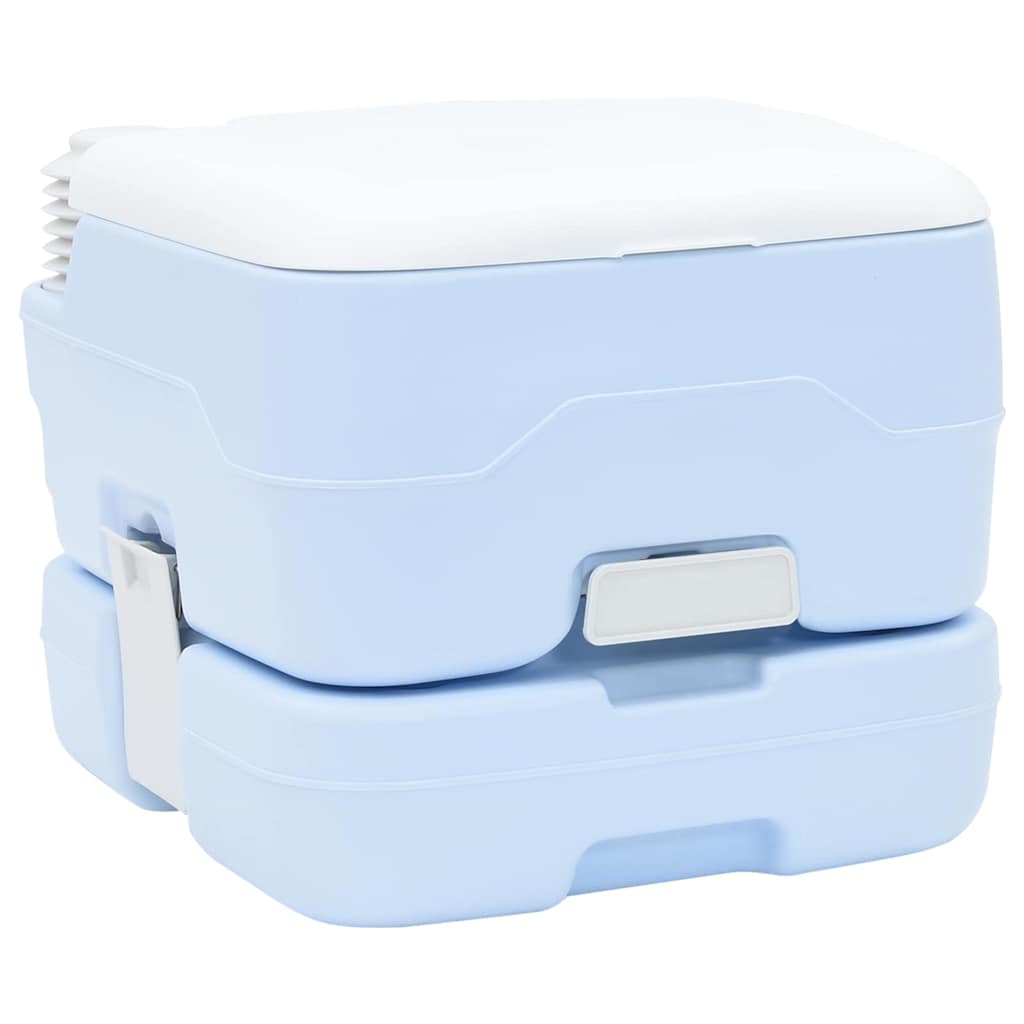 Set di toilette per il campeggio 2 pcs Blu e Bianco