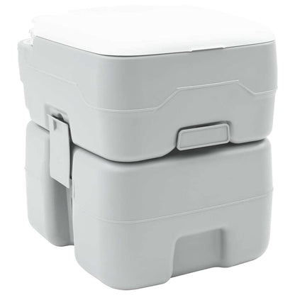 Toilette da Campeggio Grigio 41,5 x 36,5 x 42 cm