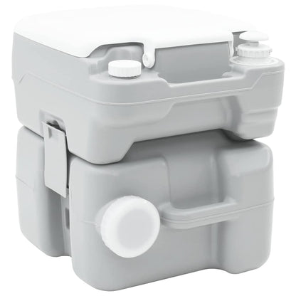 Toilette da Campeggio Grigio 41,5 x 36,5 x 42 cm
